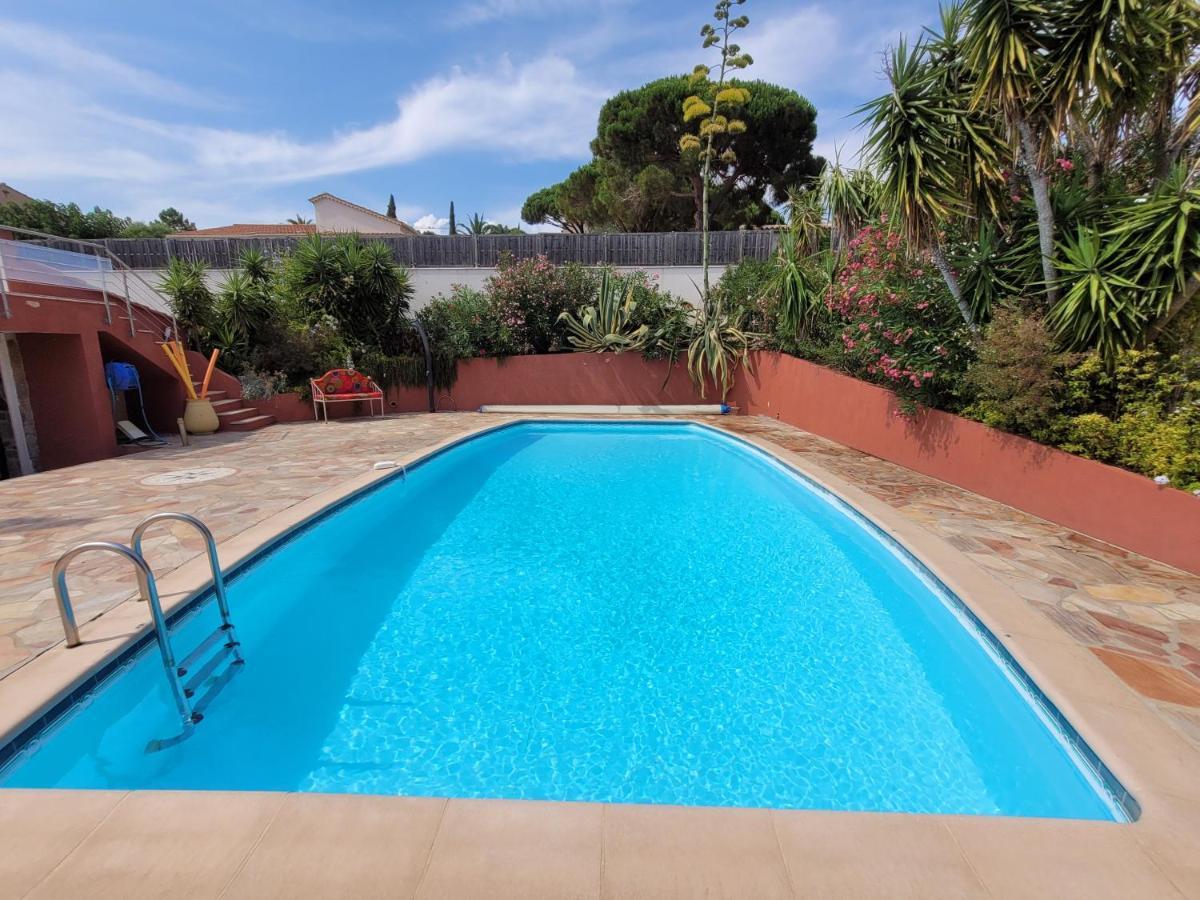 Villa Palm' Issambres 6-7 Personnes, Clim, Avec Piscine, Jardin Et Parking Prives La Garonnette-Plage Εξωτερικό φωτογραφία