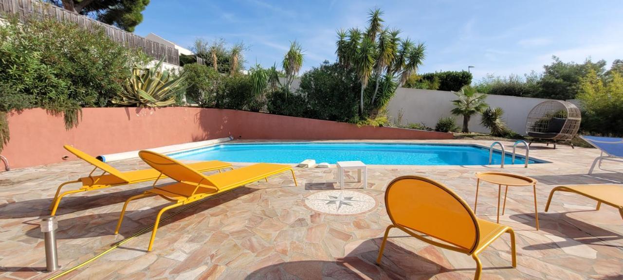 Villa Palm' Issambres 6-7 Personnes, Clim, Avec Piscine, Jardin Et Parking Prives La Garonnette-Plage Εξωτερικό φωτογραφία