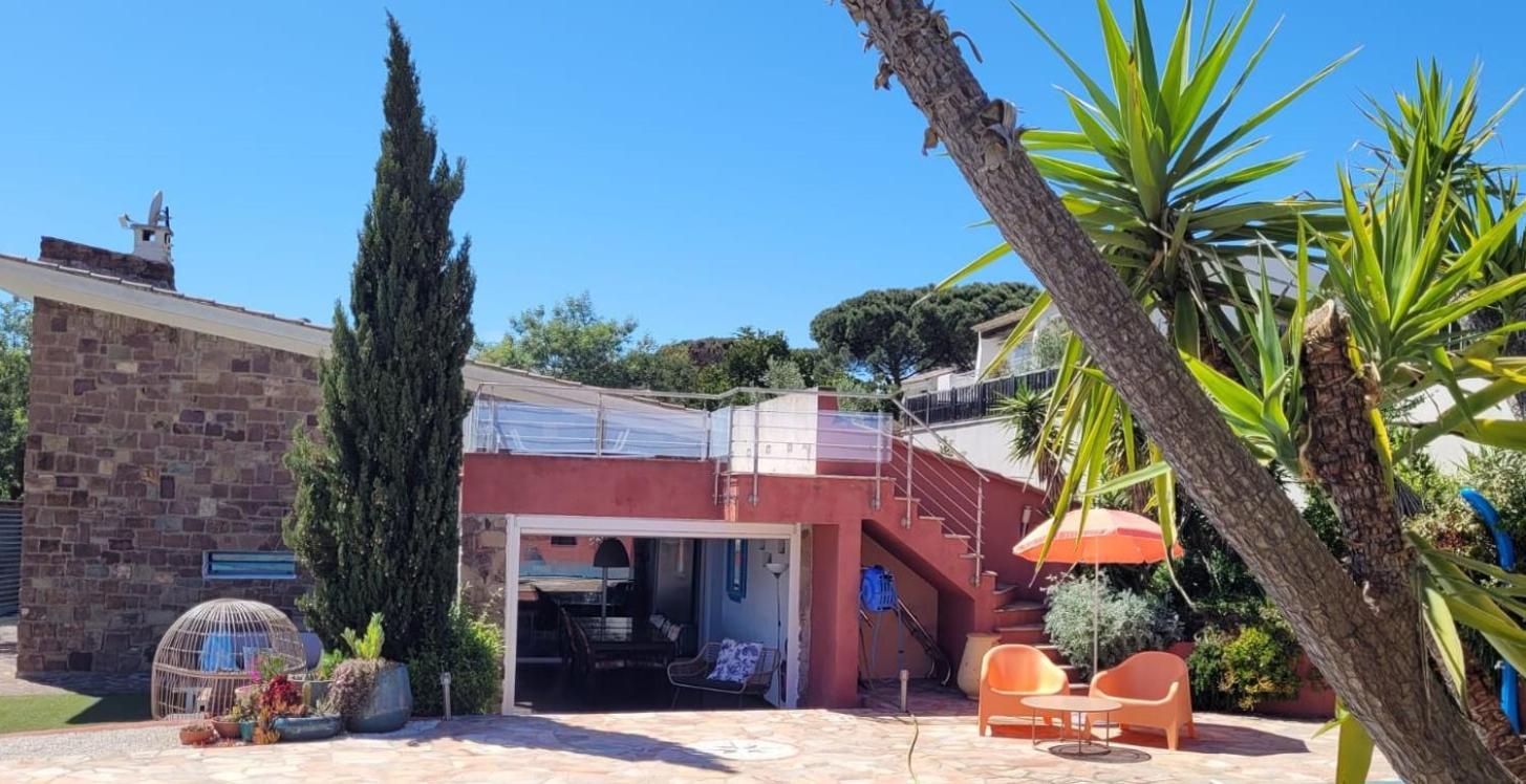 Villa Palm' Issambres 6-7 Personnes, Clim, Avec Piscine, Jardin Et Parking Prives La Garonnette-Plage Εξωτερικό φωτογραφία